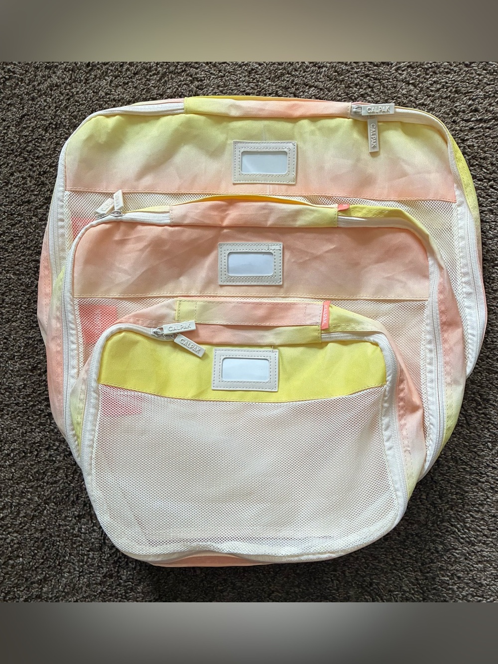Calpak Packing Cubes in Sorbet, Set of 3